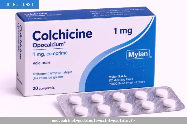 Acheter Colchicine 0.5mg en France — consultation médicale incluse