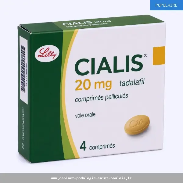 Acheter Cialis 20mg sans ordonnance meilleur prix - Pharmacie du Quartier